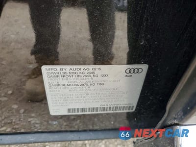 Zdjęcie 13 z 13 samochodu: 2015 AUDI Q5 PREMIUM PLUS VIN:WA1LFAFP9FA108250 - miniatura