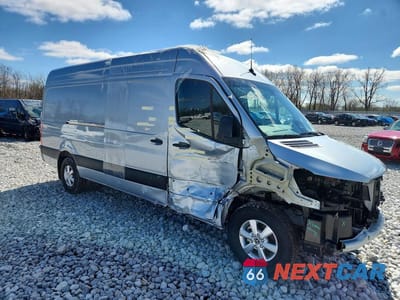 Czwarte zdjęcie samochodu z boku: 2025 MERCEDES BENZ SPRINTER 2500 DELIVERY VAN VIN:W1Y4NCHY3ST222267 - miniatura