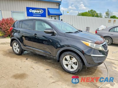 Czwarte zdjęcie samochodu z boku: 2012 KIA SPORTAGE LX VIN:KNDPB3A26C7198301 - miniatura