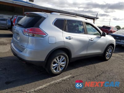 Trzecie zdjęcie samochodu z tyłu: 2016 NISSAN ROGUE SV VIN:KNMAT2MV0GP708120 - miniatura
