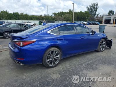 Trzecie zdjęcie samochodu z tyłu: 2019 LEXUS ES 350 F SPORT VIN:58ABZ1B14KU015739 - miniatura