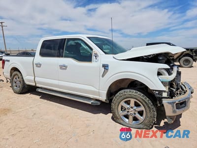 Czwarte zdjęcie samochodu z boku: 2024 FORD F150 XLT VIN:1FTFW3L85RKD75167 - miniatura