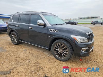 Czwarte zdjęcie samochodu z boku: 2015 INFINITI QX80 BASE VIN:JN8AZ2NE7F9085308 - miniatura