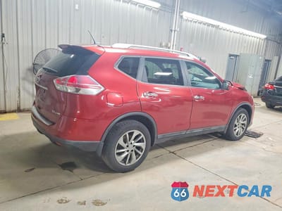 Trzecie zdjęcie samochodu z tyłu: 2015 NISSAN ROGUE SL VIN:5N1AT2MV6FC790436 - miniatura