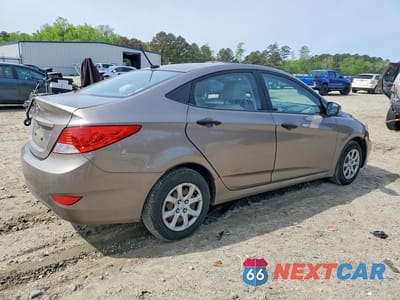Trzecie zdjęcie samochodu z tyłu: 2012 HYUNDAI ACCENT GLS VIN:KMHCT4AE8CU063734 - miniatura