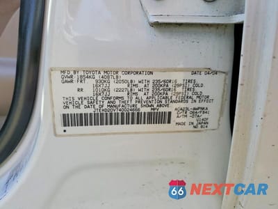 Zdjęcie 13 z 13 samochodu: 2004 TOYOTA RAV4 BASE VIN:JTEHD20V740024666 - miniatura