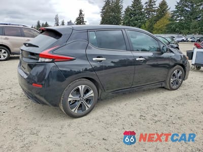 Trzecie zdjęcie samochodu z tyłu: 2019 NISSAN LEAF SV VIN:1N4AZ1CPXKC320748 - miniatura