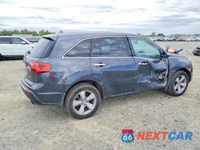 Trzecie zdjęcie samochodu z tyłu: 2013 ACURA MDX VIN:2HNYD2H26DH517016 - miniatura