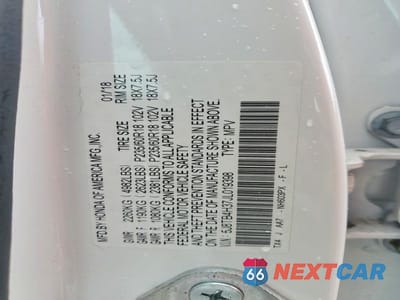 Zdjęcie 13 z 13 samochodu: 2018 ACURA RDX VIN:5J8TB4H37JL019398 - miniatura