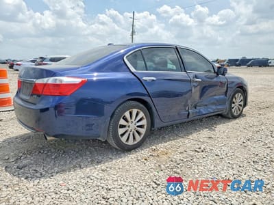 Trzecie zdjęcie samochodu z tyłu: 2013 HONDA ACCORD EXL VIN:1HGCR3F88DA033198 - miniatura
