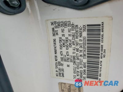 Zdjęcie 12 z 12 samochodu: 2000 TOYOTA TUNDRA SR5 VIN:5TBRT3418YS001093 - miniatura