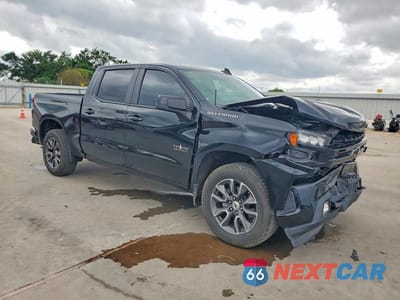 Czwarte zdjęcie samochodu z boku: 2020 CHEVROLET SILVERADO C1500 RST VIN:3GCPWDED4LG396594 - miniatura