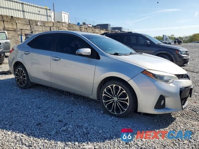 Czwarte zdjęcie samochodu z boku: 2016 TOYOTA COROLLA S PLUS VIN:2T1BURHE0GC543950 - miniatura