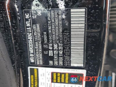 Zdjęcie 13 z 13 samochodu: 2018 MERCEDES-BENZ C 43 4MATIC AMG VIN:55SWF6EB4JU257041 - miniatura