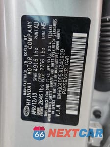 Zdjęcie 12 z 12 samochodu: 2013 HYUNDAI GENESIS 3.8L VIN:KMHGC4DD5DU240939 - miniatura