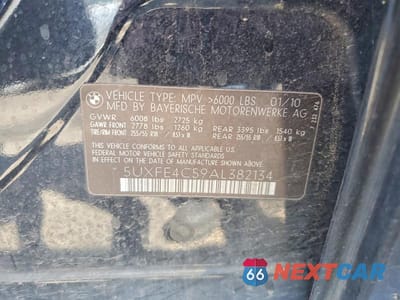 Zdjęcie 13 z 13 samochodu: 2010 BMW X5 XDRIVE30I VIN:5UXFE4C59AL382134 - miniatura