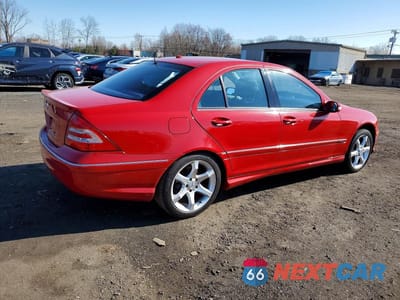 Trzecie zdjęcie samochodu z tyłu: 2007 MERCEDES-BENZ C 230 VIN:WDBRF52H27F888052 - miniatura