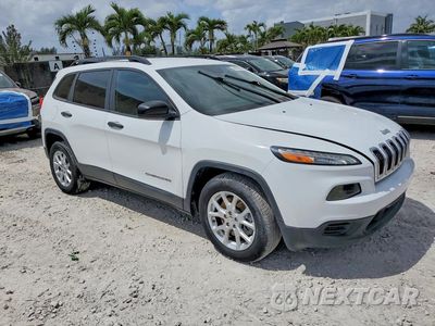 Czwarte zdjęcie samochodu z boku: 2016 JEEP CHEROKEE SPORT VIN:1C4PJLAB6GW234549 - miniatura