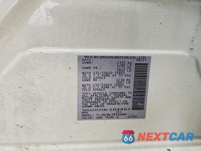 Zdjęcie 13 z 13 samochodu: 2024 NISSAN MURANO SL VIN:5N1AZ2CS5RC104462 - miniatura