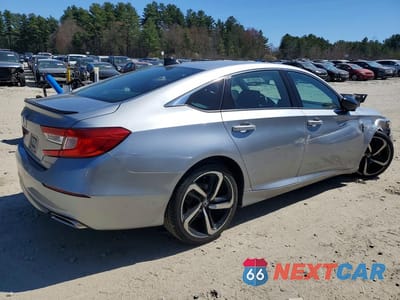 Trzecie zdjęcie samochodu z tyłu: 2022 HONDA ACCORD SPORT VIN:1HGCV1F32NA043974 - miniatura