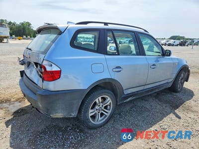 Trzecie zdjęcie samochodu z tyłu: 2004 BMW X3 3.0I VIN:WBXPA93404WC32640 - miniatura