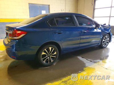 Trzecie zdjęcie samochodu z tyłu: 2015 HONDA CIVIC EX VIN:19XFB2F87FE093175 - miniatura
