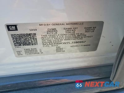 Zdjęcie 12 z 12 samochodu: 2020 BUICK ENCLAVE ESSENCE VIN:5GAERBKW7LJ180957 - miniatura