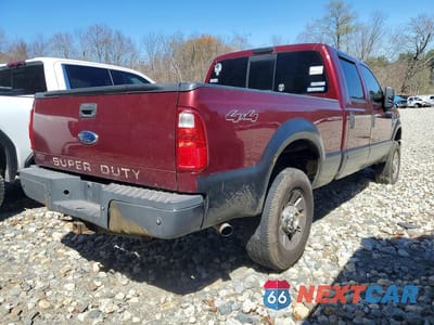 Trzecie zdjęcie samochodu z tyłu: 2008 FORD F250 SUPER DUTY VIN:1FTSW21578ED25899 - miniatura