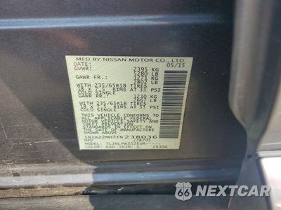 Zdjęcie 12 z 12 samochodu: 2015 NISSAN MURANO S VIN:5N1AZ2MH7FN238036 - miniatura