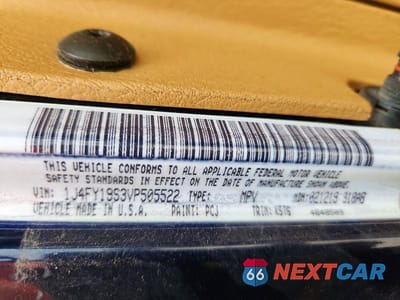 Zdjęcie 13 z 13 samochodu: 1997 JEEP WRANGLER / TJ SPORT VIN:1J4FY19S3VP505522 - miniatura