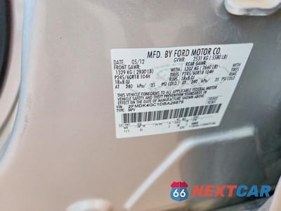 Zdjęcie 14 z 14 samochodu: 2013 FORD EDGE SE VIN:2FMDK4GC1DBA28876 - miniatura