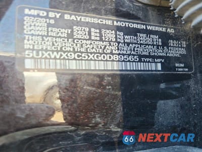 Zdjęcie 13 z 13 samochodu: 2016 BMW X3 XDRIVE28I VIN:5UXWX9C5XG0D89565 - miniatura