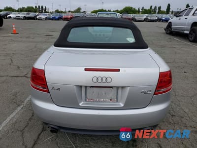 Zdjęcie 6 z 12 samochodu: 2007 AUDI A4 2.0T CABRIOLET QUATTRO VIN:WAUDF48H07K028989 - miniatura