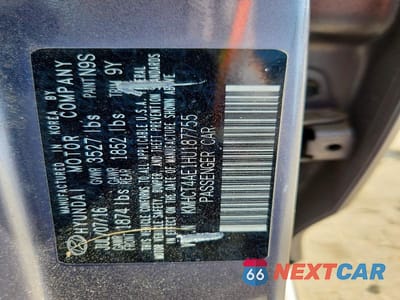 Zdjęcie 12 z 12 samochodu: 2017 HYUNDAI ACCENT SE VIN:KMHCT4AE1HU187755 - miniatura