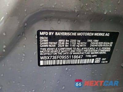 Zdjęcie 13 z 13 samochodu: 2025 BMW X1 XDRIVE28I VIN:WBX73EF09S5118647 - miniatura