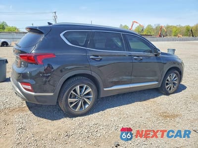 Trzecie zdjęcie samochodu z tyłu: 2020 HYUNDAI SANTA FE SEL VIN:5NMS3CAD3LH195387 - miniatura