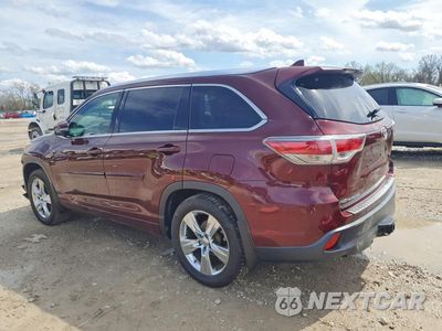 Drugie zdjęcie samochodu z przodu: 2015 TOYOTA HIGHLANDER LIMITED PLATINUM VIN:5TDDKRFH0FS107861 - miniatura