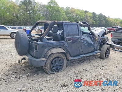 Trzecie zdjęcie samochodu z tyłu: 2013 JEEP WRANGLER UNLIMITED SAHARA VIN:1C4BJWEG8DL663464 - miniatura