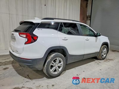 Trzecie zdjęcie samochodu z tyłu: 2022 GMC TERRAIN SLE VIN:3GKALTEV5NL109019 - miniatura