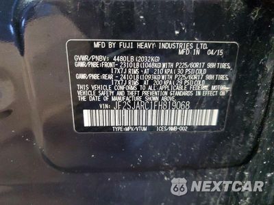 Zdjęcie 13 z 13 samochodu: 2015 SUBARU FORESTER 2.5I LIMITED VIN:JF2SJARC1FH819068 - miniatura