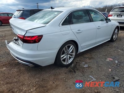 Trzecie zdjęcie samochodu z tyłu: 2023 AUDI A4 PREMIUM 45 VIN:WAUDAAF41PN008715 - miniatura