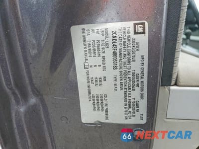 Zdjęcie 12 z 12 samochodu: 2008 CHEVROLET EQUINOX LT VIN:2CNDL43F486060183 - miniatura