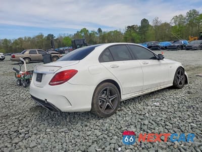 Trzecie zdjęcie samochodu z tyłu: 2017 MERCEDES-BENZ C 43 4MATIC AMG VIN:55SWF6EB0HU224371 - miniatura