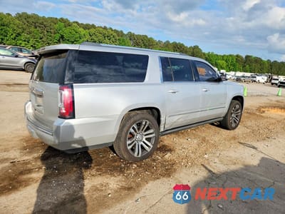 Trzecie zdjęcie samochodu z tyłu: 2018 GMC YUKON XL DENALI VIN:1GKS1HKJ4JR208233 - miniatura