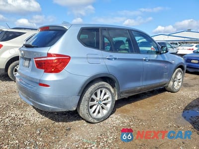 Trzecie zdjęcie samochodu z tyłu: 2013 BMW X3 XDRIVE28I VIN:5UXWX9C51D0A12943 - miniatura