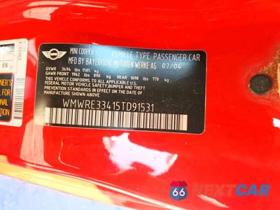 Zdjęcie 13 z 13 samochodu: 2005 MINI COOPER S VIN:WMWRE33415TD91531 - miniatura