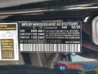 Zdjęcie 12 z 12 samochodu: 2023 MERCEDES-BENZ C 300 4MATIC VIN:W1KWK8EB6PG126450 - miniatura