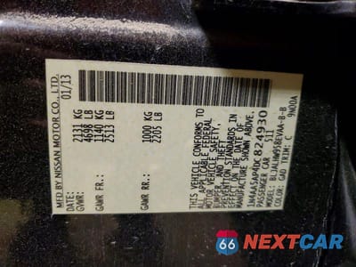 Zdjęcie 12 z 12 samochodu: 2013 NISSAN MAXIMA VIN:1N4AA5AP4DC824930 - miniatura