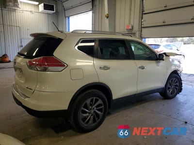 Trzecie zdjęcie samochodu z tyłu: 2016 NISSAN ROGUE SL VIN:5N1AT2MVXGC837968 - miniatura