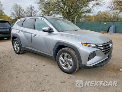 Czwarte zdjęcie samochodu z boku: 2022 HYUNDAI TUCSON SEL VIN:5NMJBCAE8NH102633 - miniatura